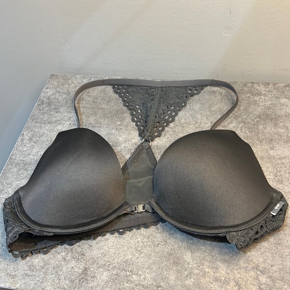 Aerie Gray Lace Bra 34 C - Picture 3 of 8